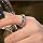 Sparkling Spinning Ring, Anxiety Rings Titanium Steel Spinner Fidget Band Rings for Women Cubic Zirconia Relieving Anxiety Wedding Promise Lucky Statement Ring Comfort Fit Size 5 to 12
