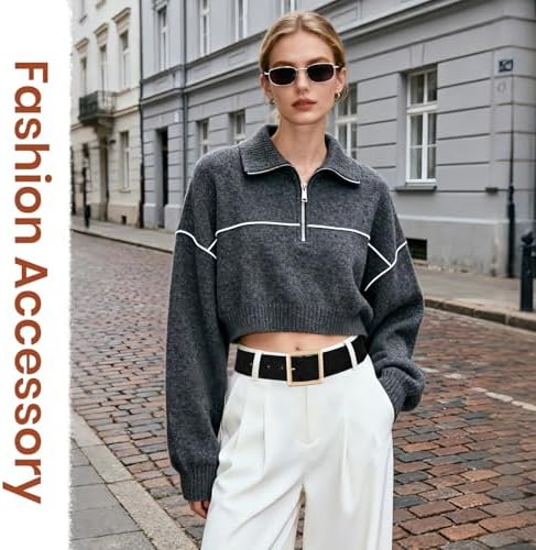 JASGOOD Women Wide Suede Belt Chunky Belts for Jeans Dresses Coats Ladies Waist Belt with Gold/Silver Buckle, Width 1.89"