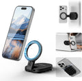 ULANZI MA39 3-in-1 Suction Magnetic Phone Holder for MagSafe, 360° Rotatable Phone Tripod Mount with Carabiner Clip, Compatible with for iPhone 17-12, Ideal for Car Dashboard, Gym, Kitchen, Office